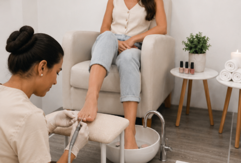 Pedicura rusa + esmalte clásico